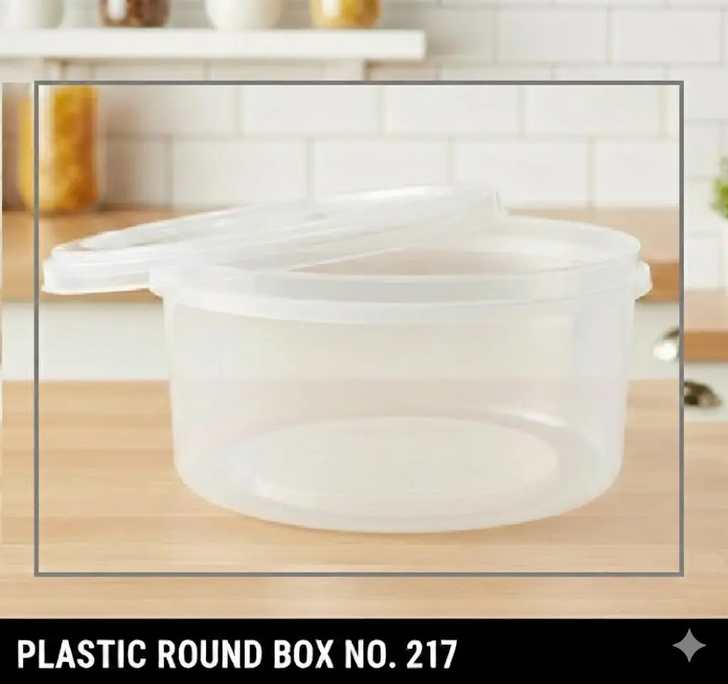 [FVM28268] [FVM28268] PLASTIC ROUND BOX NO.217   