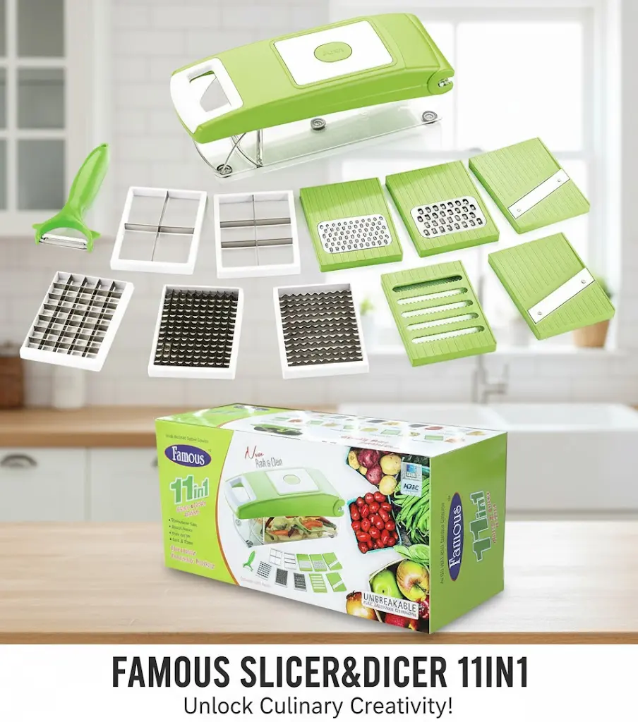 [FVM28581] FAMOUS SLICER&DICER 11IN1   