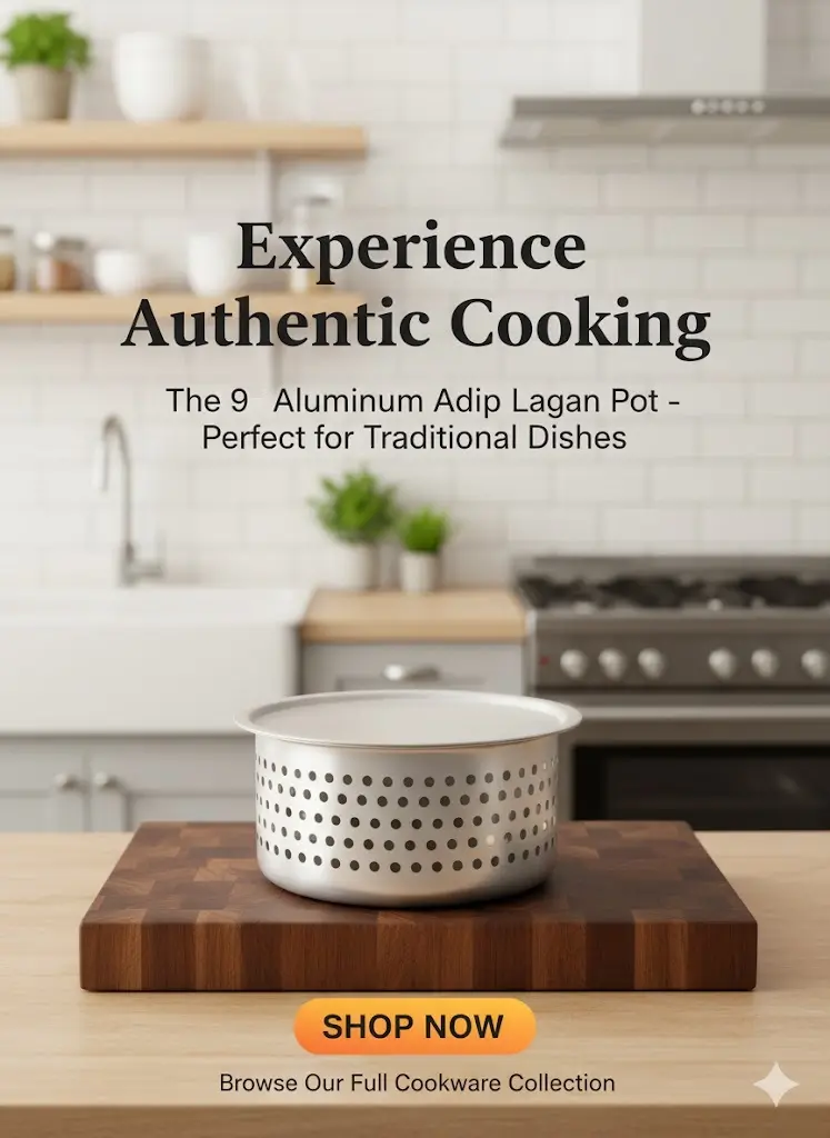 [FVM28671] ALUMINIUM ADIP LAGAN POT 9   