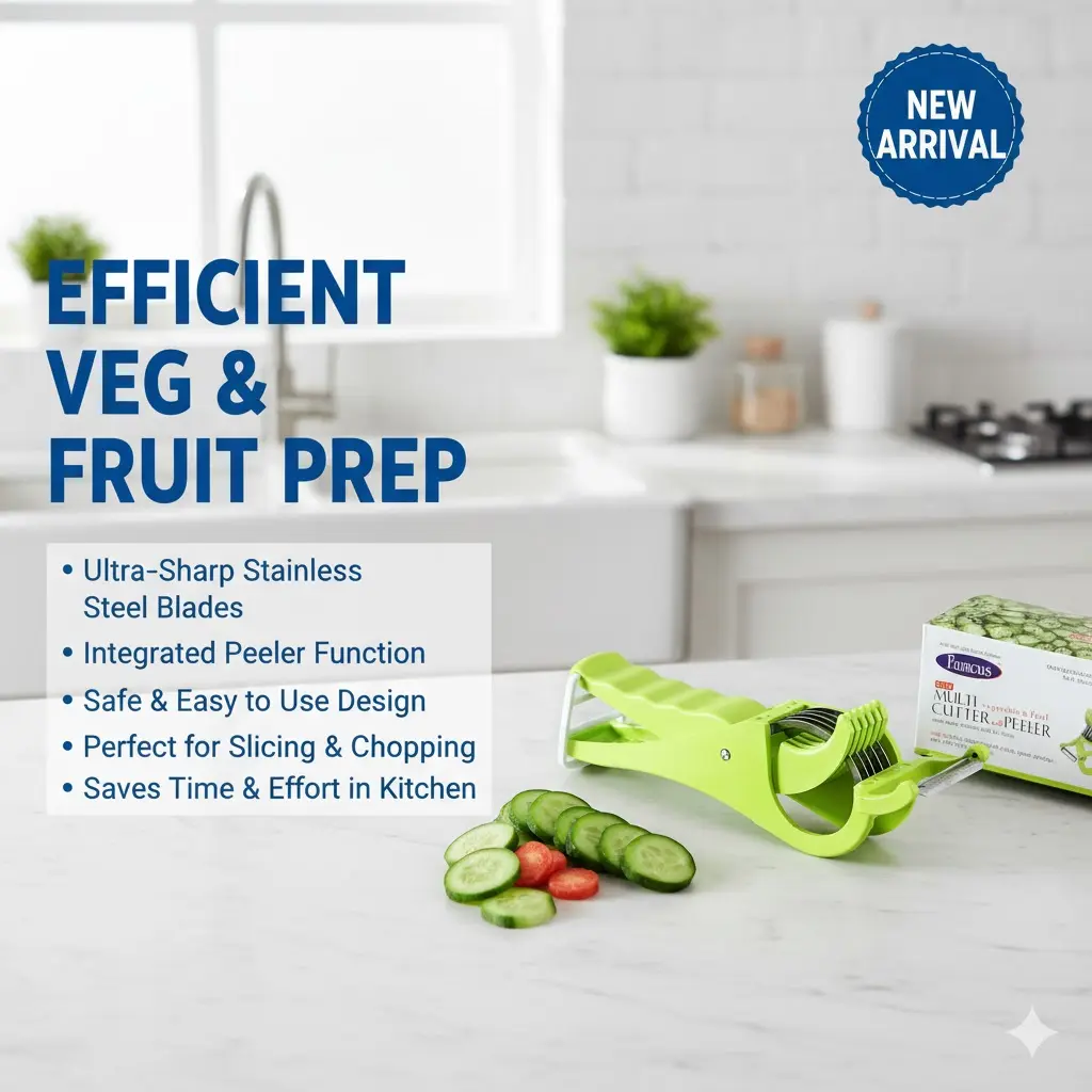 [FVM28689] FAMOUS VEG&FRUIT CUTTER PEELER   