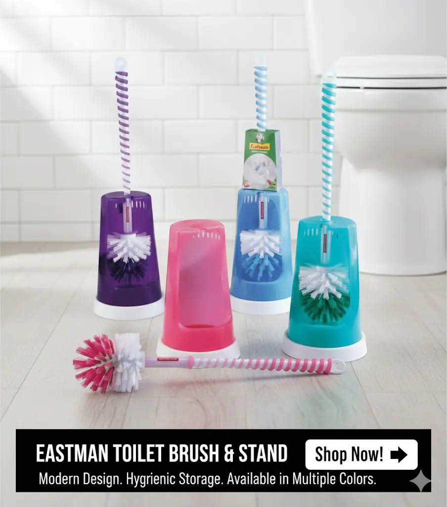 [FVM29382] EASTMAN TOILET BRUSH & STAND   