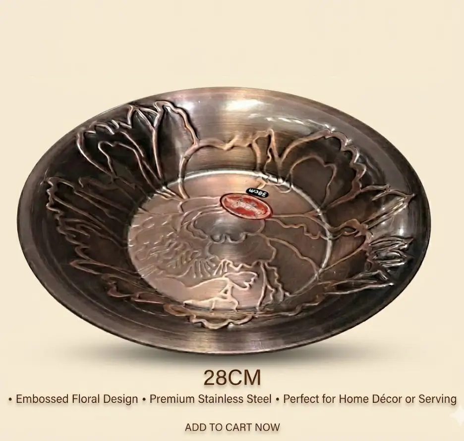 [FVM31008] SS PLATE  28CM   