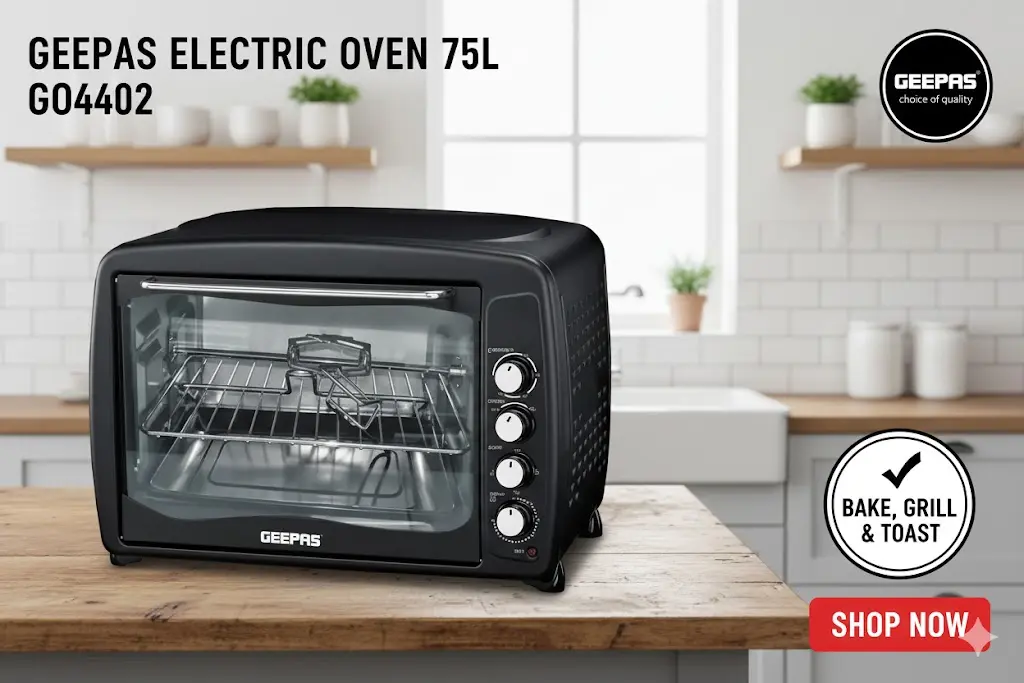 [FVM31445] GEEPAS ELECTRIC OVEN 75L GO4402