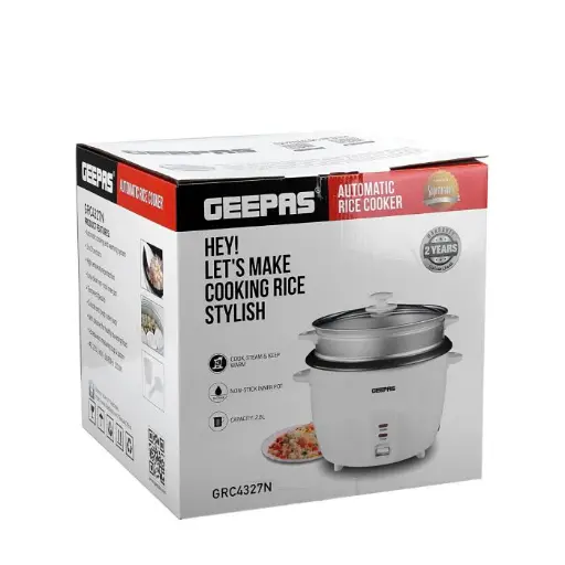 [FVM31448] GEEPAS SS RICE COOKER2.8 NO.4327