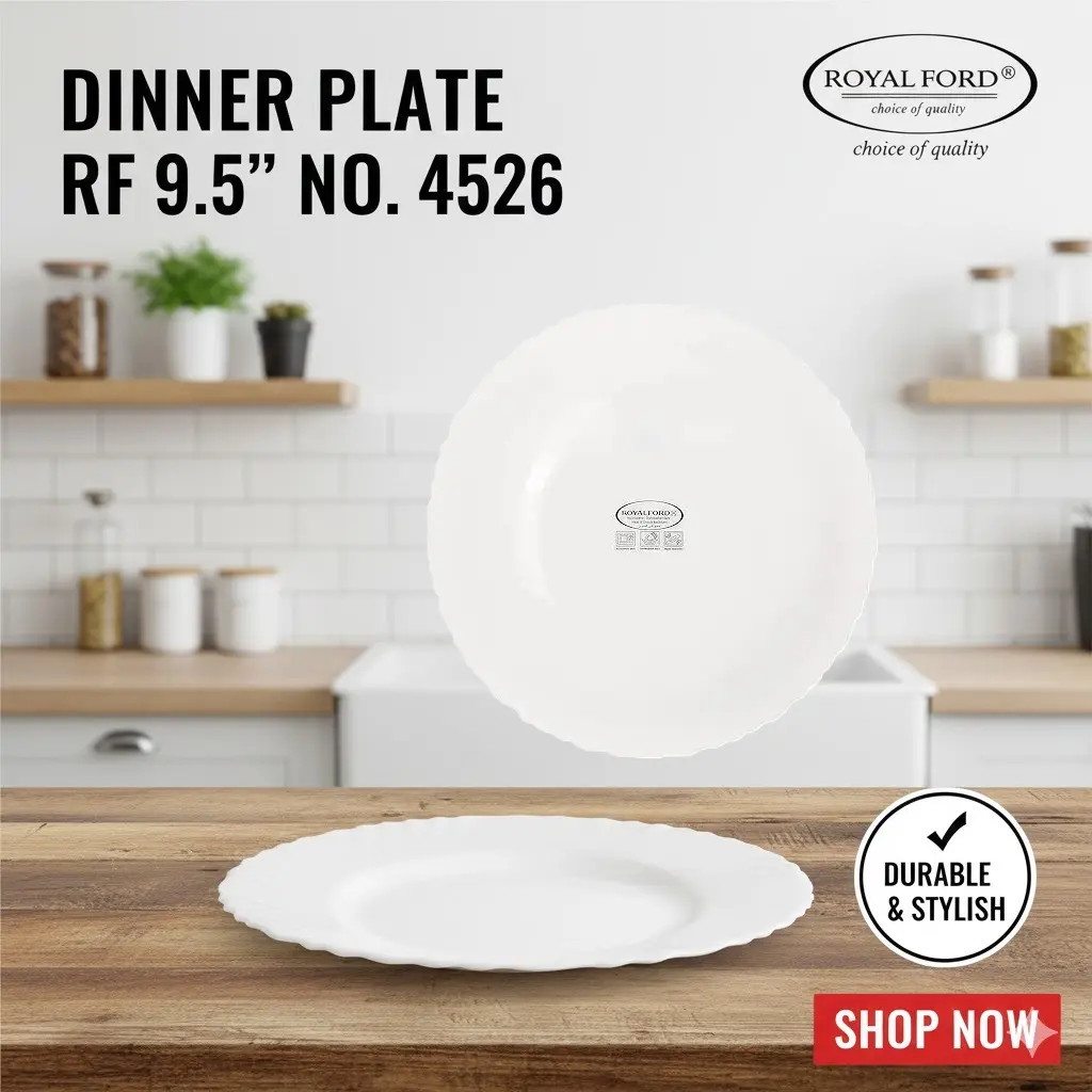 [FVM31468] DINNER PLATE RF 9.5" NO.4526