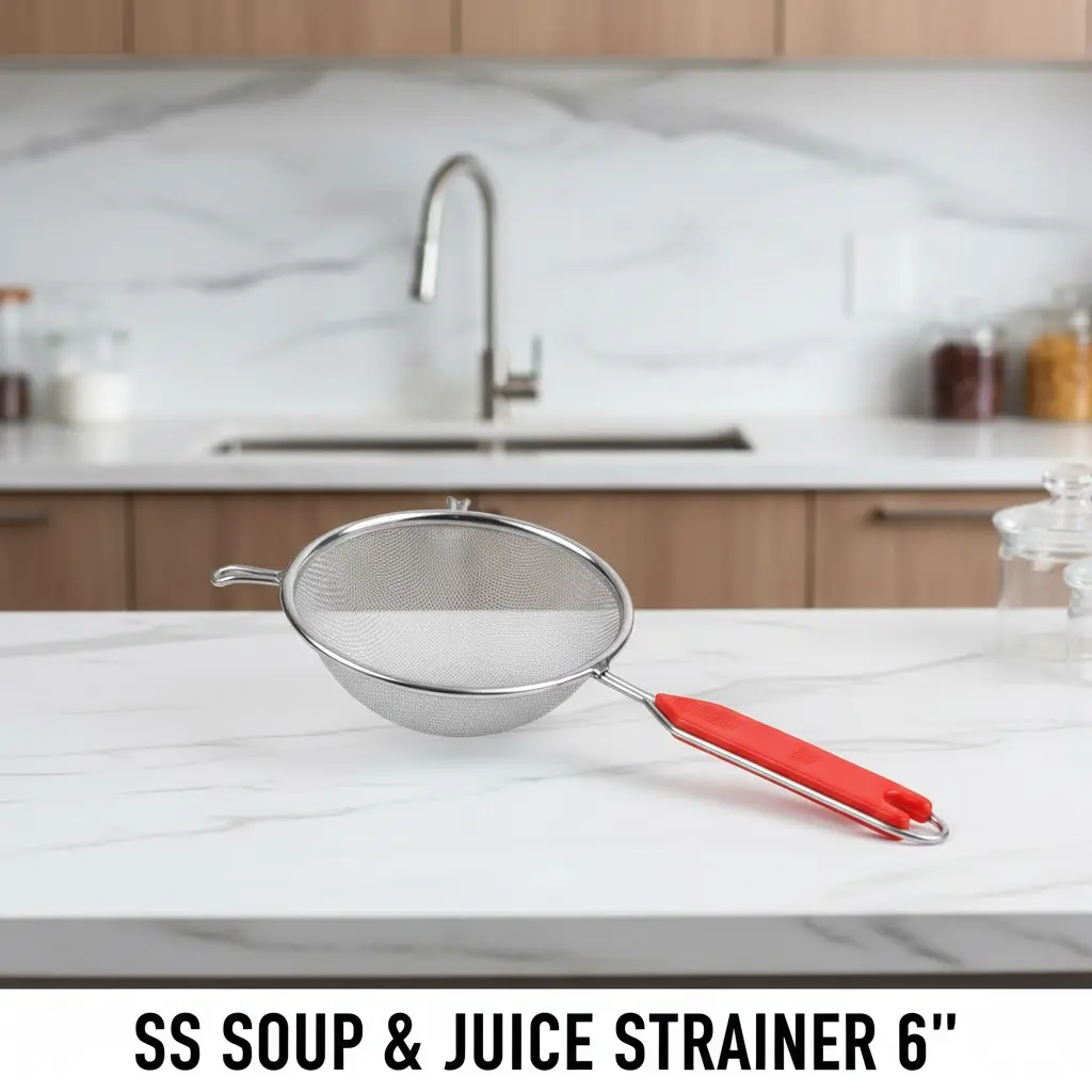 [FVM31556] SS SOUP & JUICE STRAINER 6   