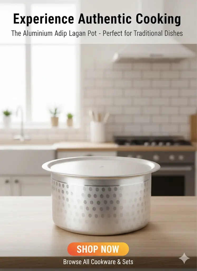 [FVM31649] ALUMINIUM ADIP LAGAN POT 13   