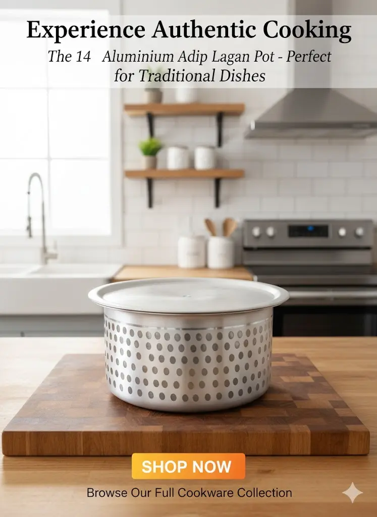 [FVM31650] ALUMINIUM ADIP LAGAN POT 14   