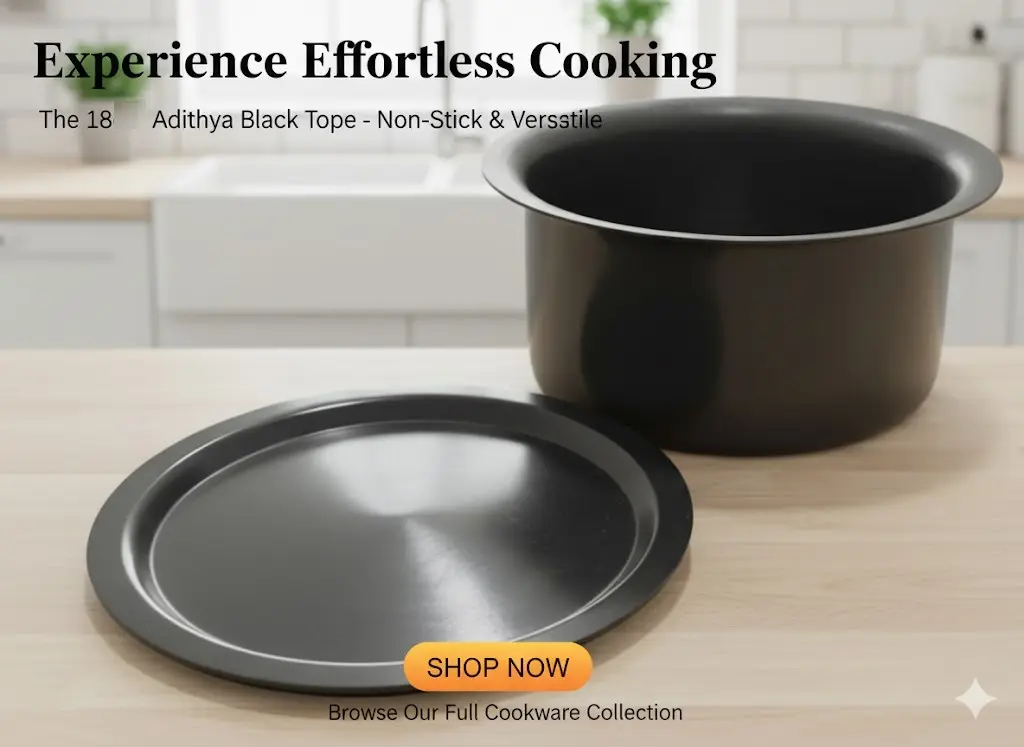 [FVM31666] ADITHYA BLACK TOPE WITH LID 18   