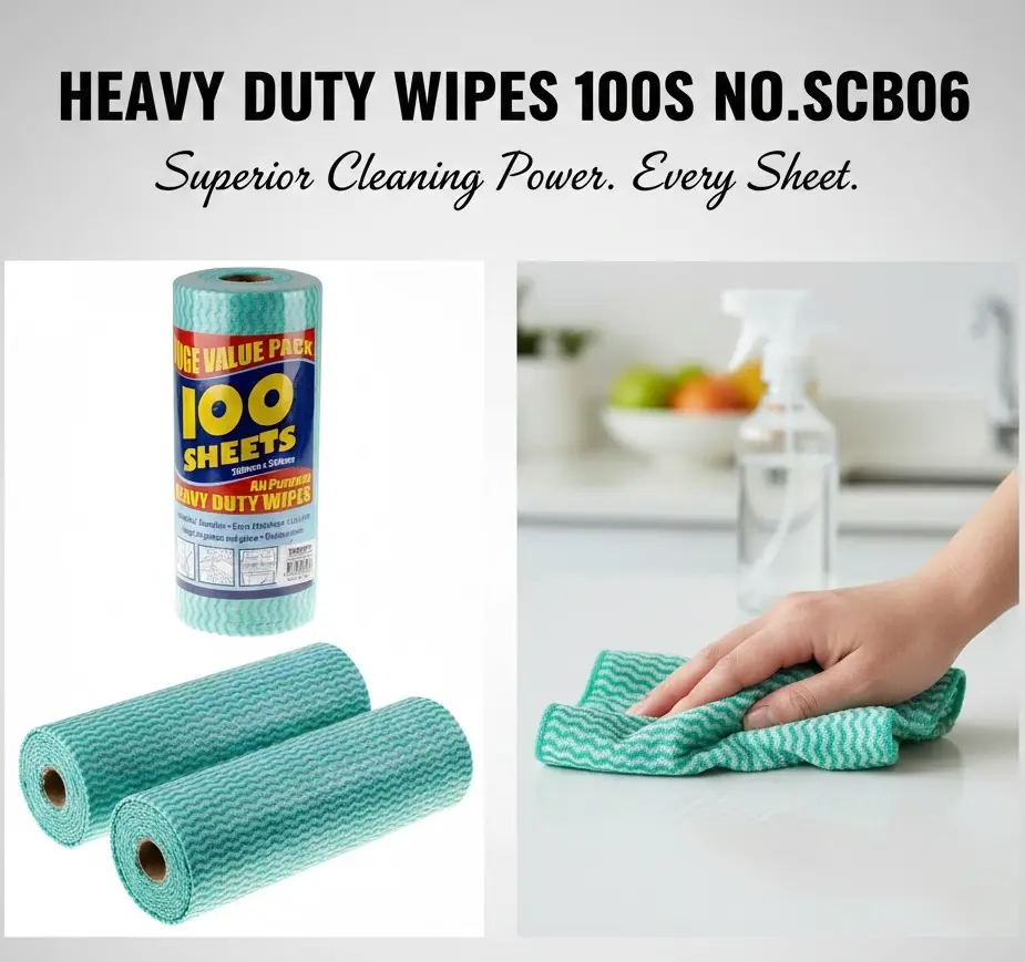 [FVM32675] HEAVY DUTY WIPES 100S NO.SCB06