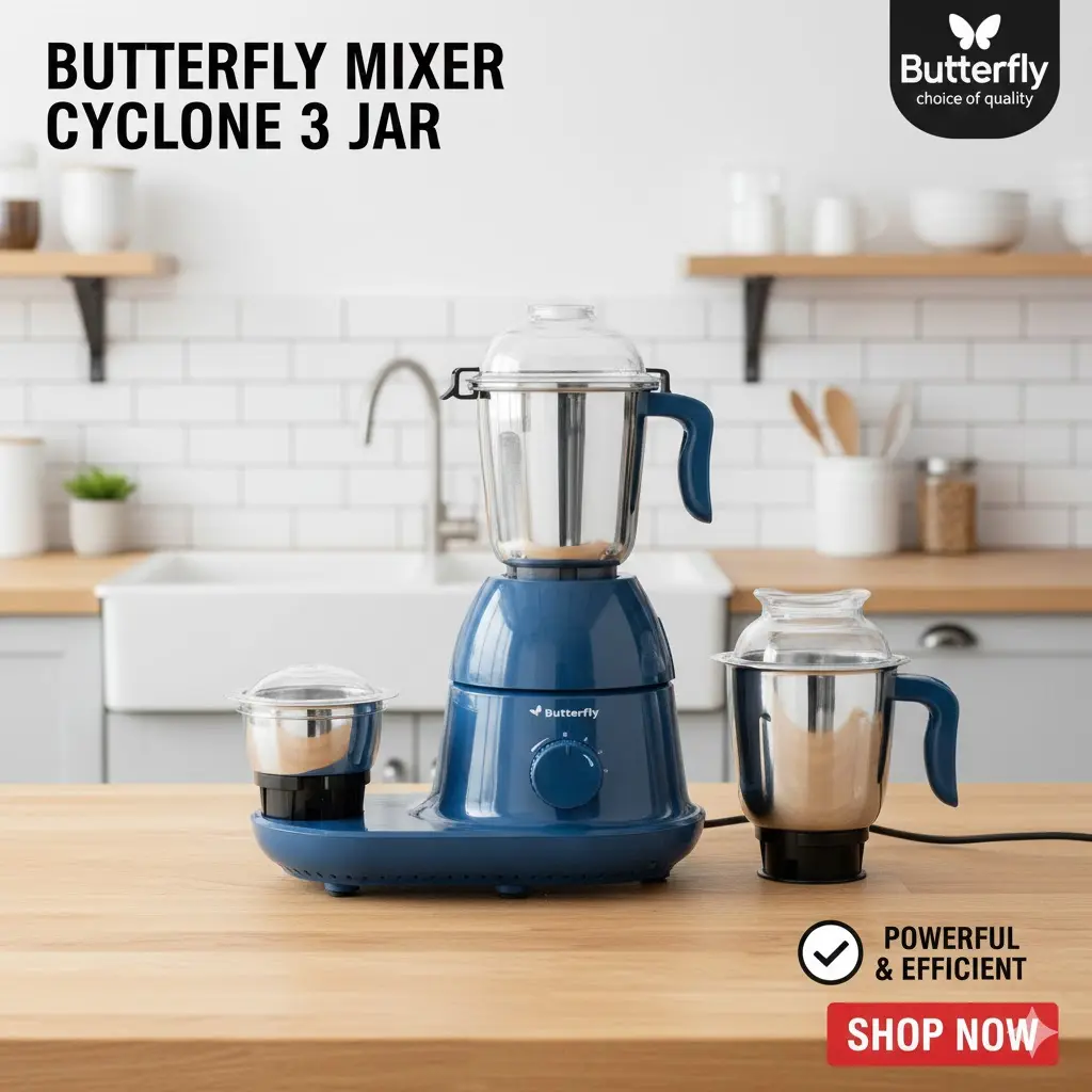[FVM35014] BUTTERFLY MIXER CYCLONE 3 JAR