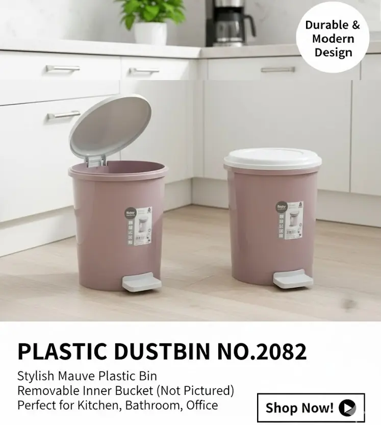 [FVM35134] [FVM35134] PLASTIC DUSTBIN NO.2082