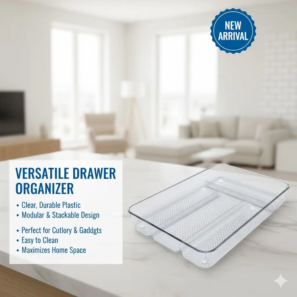 [FVM35165] PLASTIC CUTTLERRY BASKET NO.191   