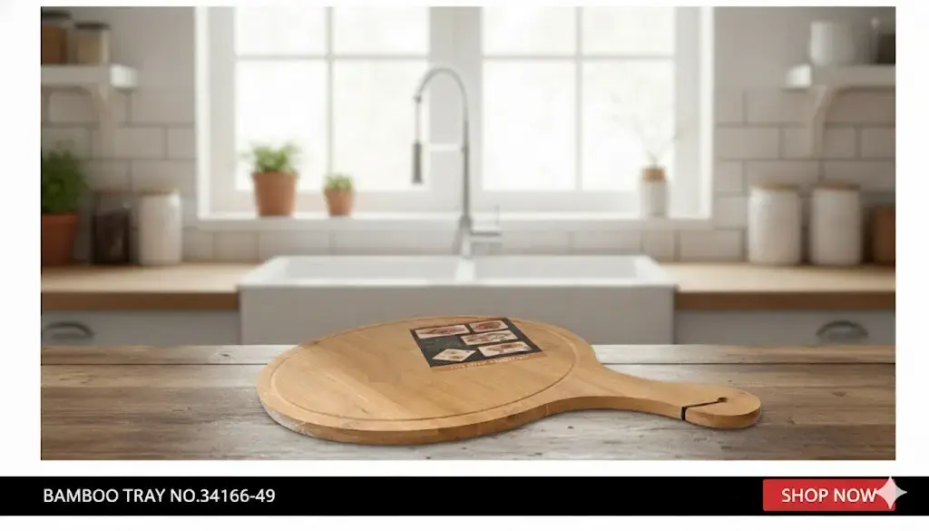 [FVM35238] BAMBOO TRAY NO.34166-49   