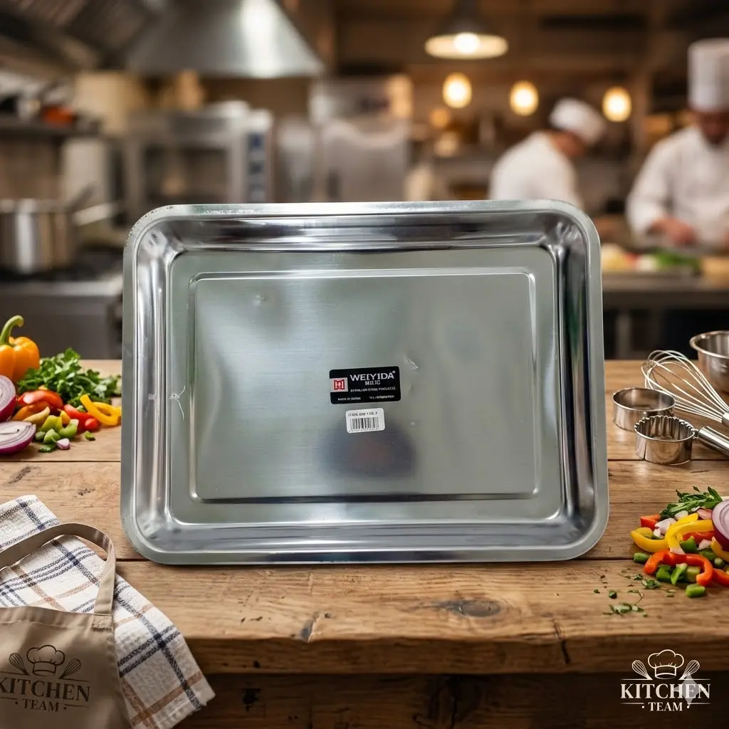 [FVM35286] [FVM35286] SS TRAY 40X30CM NO.16547Q-2   