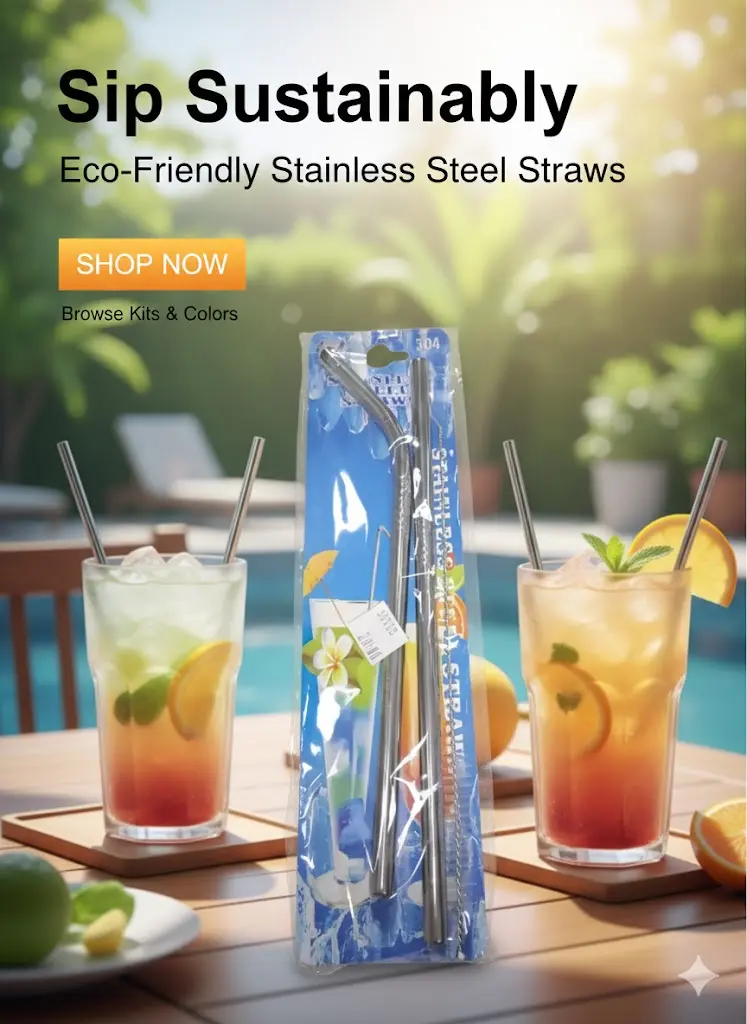 [FVM35300] SS STRAW SET 304 NO.16488-11   