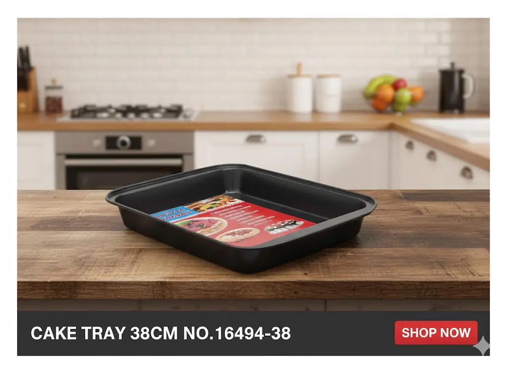 [FVM35394] CAKE TRAY 38CM NO.16494-38   