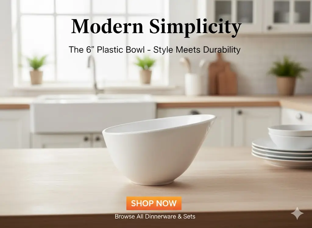 [FVM35543] PLASTIC BOWL 6" NO.417-6   