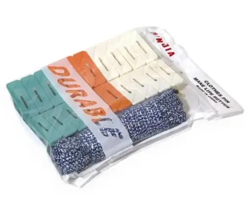 [FVM35590] CLOTHS CLIPE WITH ROPE NO.9809