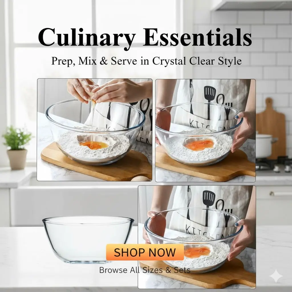 [FVM35665] GLASS MIXING BOWL NO.YW230