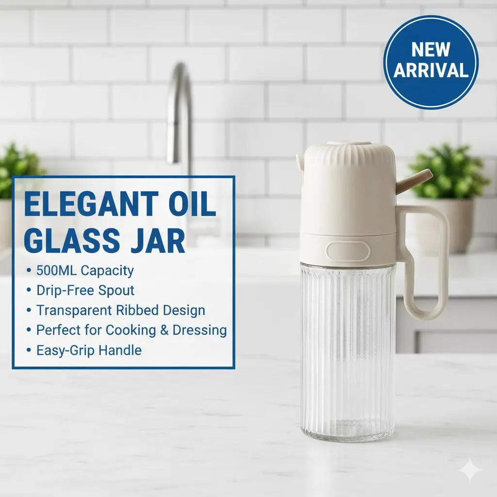 [FVM35895] OIL GLASS JAR 500ML NO.2236   