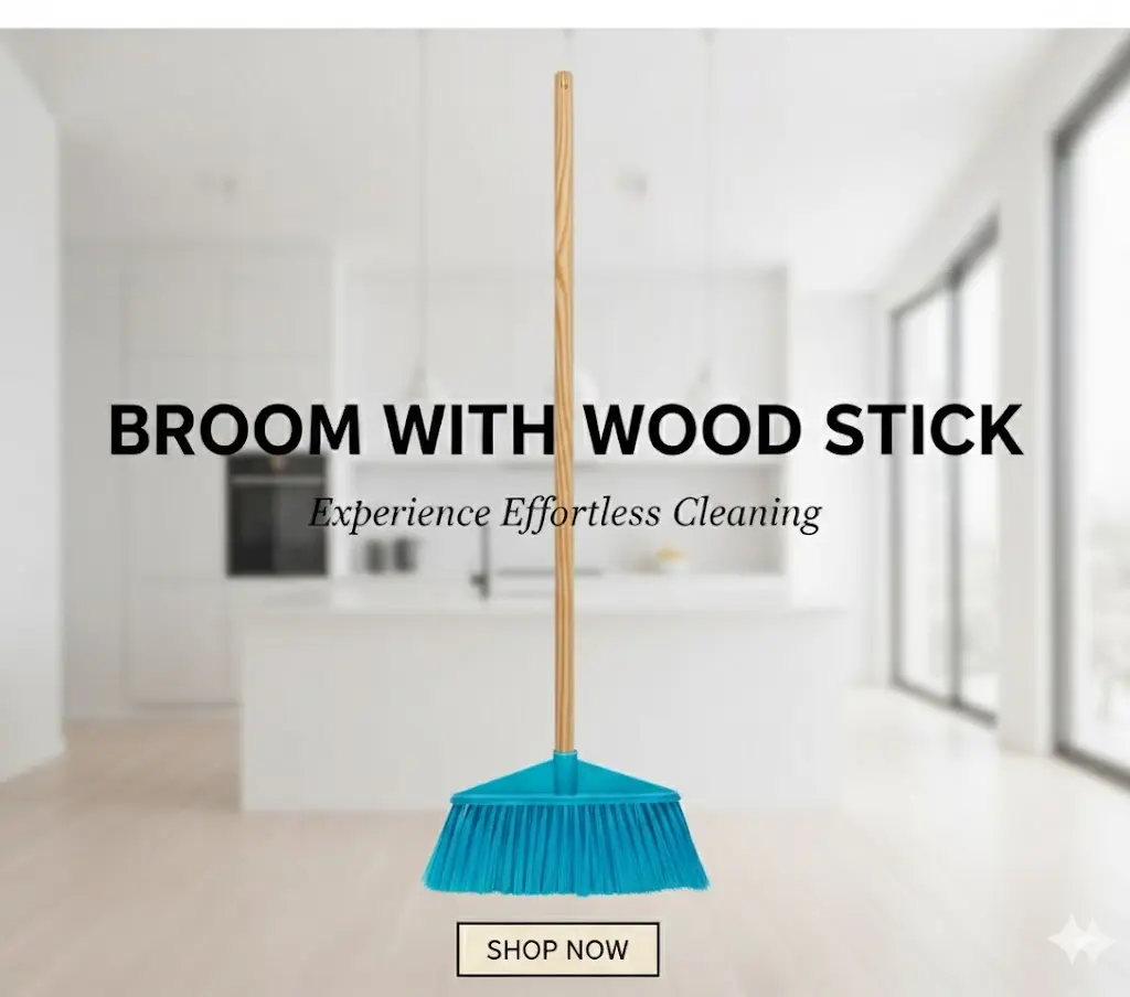 [FVM36201] BROOM WITH STICK NO.218   