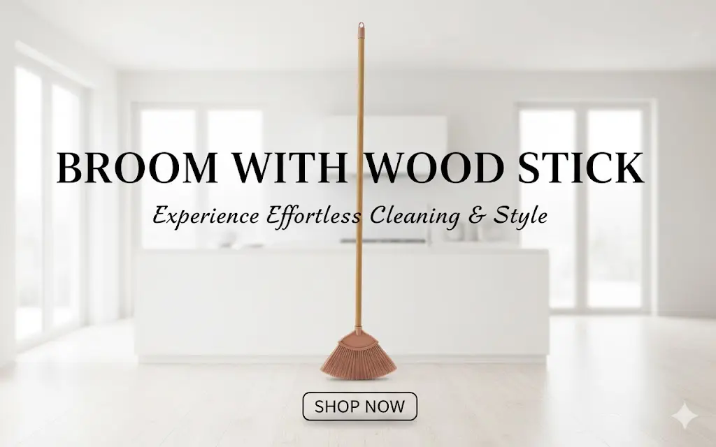[FVM36202] BROOM WITH STICK NO.8039   