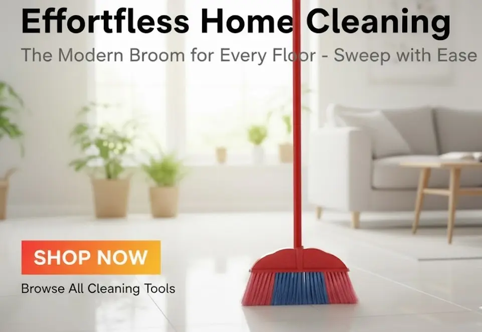 [FVM36203] BROOM WITH STICK NO.7761   