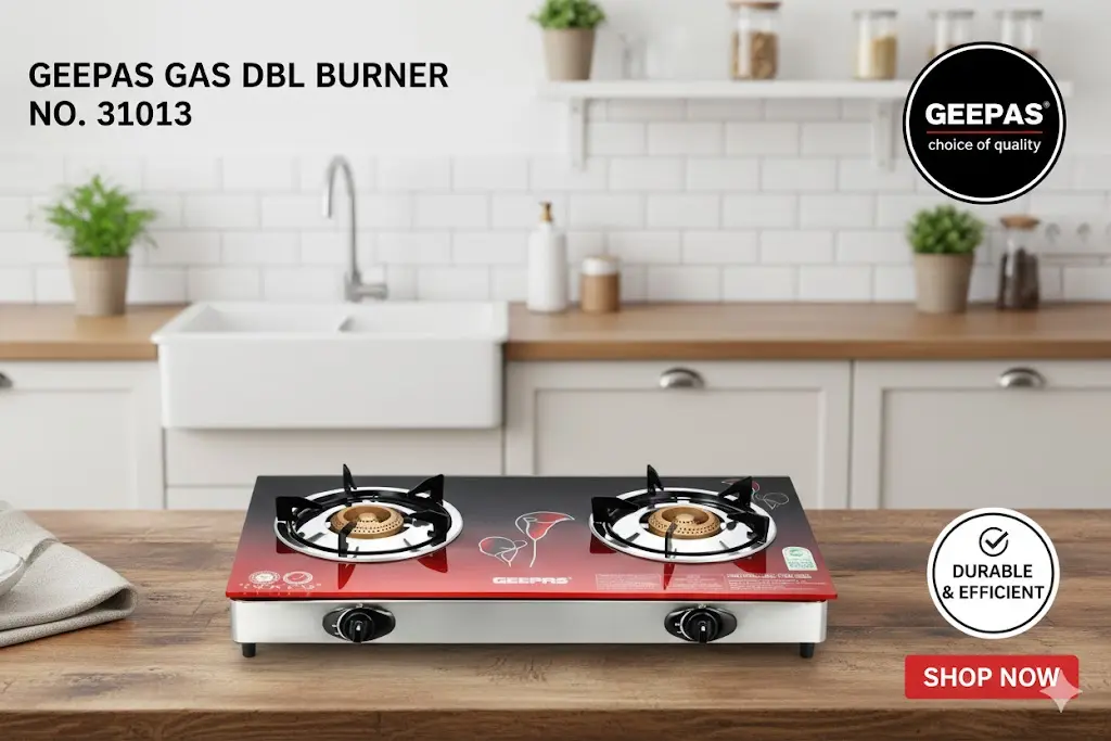 [FVM36219] GEEPAS GAS DBL BURNER NO.31013