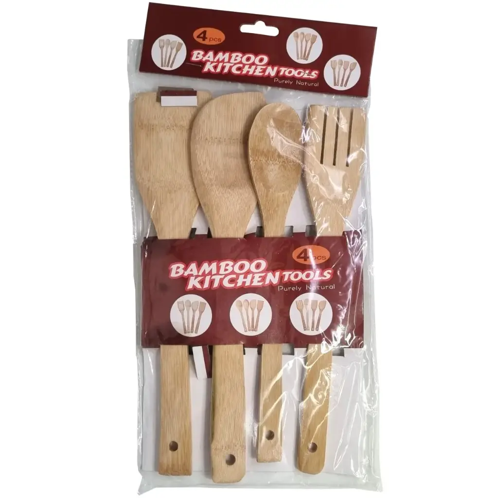[FVM36258] BAMBOO SPATULA SET 1X4 NO.YZ05   