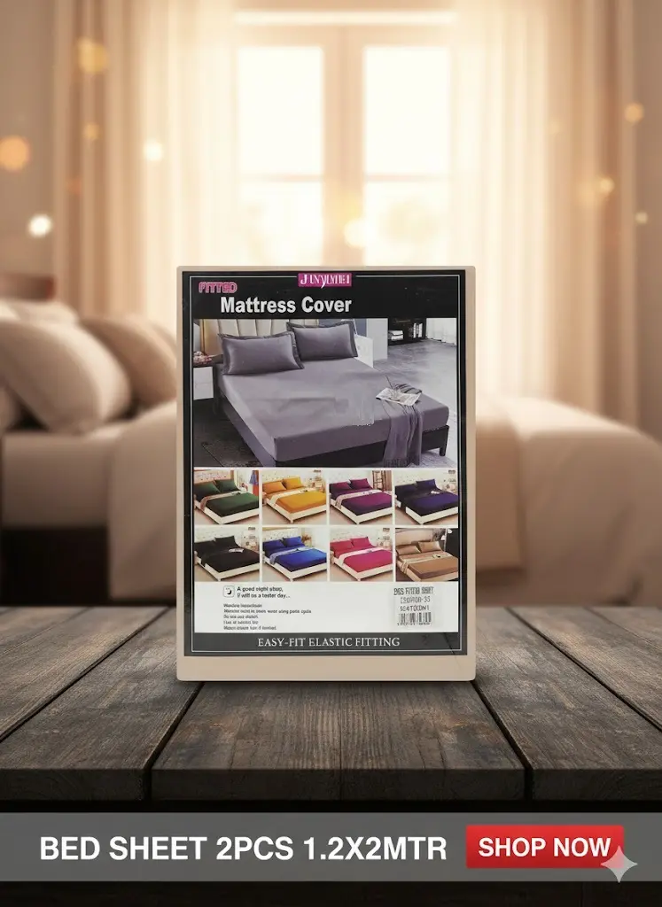 [FVM36270] [FVM36270] BED SHEET 2PCS 1.2X2MTR   