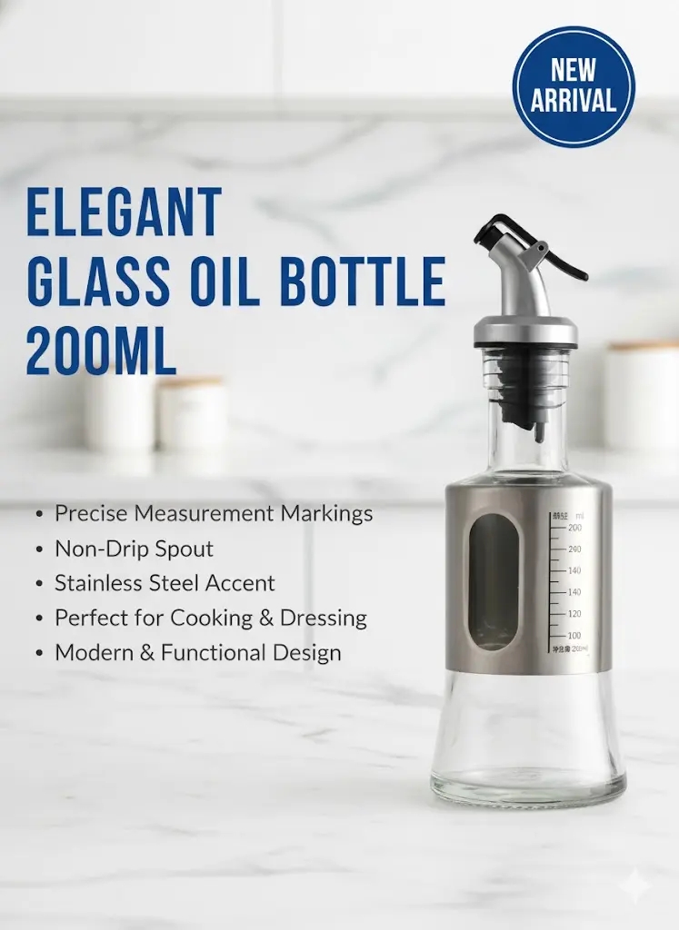[FVM36329] GLASS OIL BOTTLE 200ML NO.347   