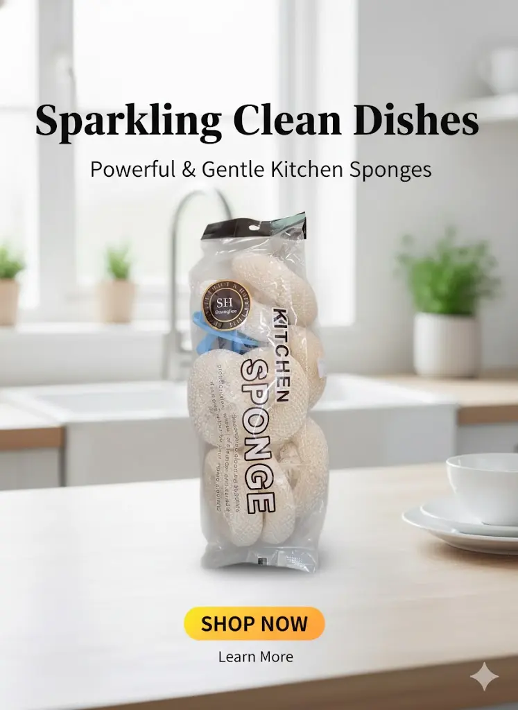 [FVM36337] CLEANING SPONGE 10PCS NO.535   