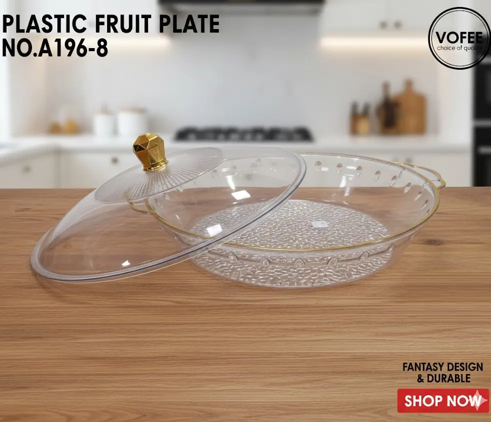 [FVM36407] PLASTIC FRUIT PLATE NO.A196-8   