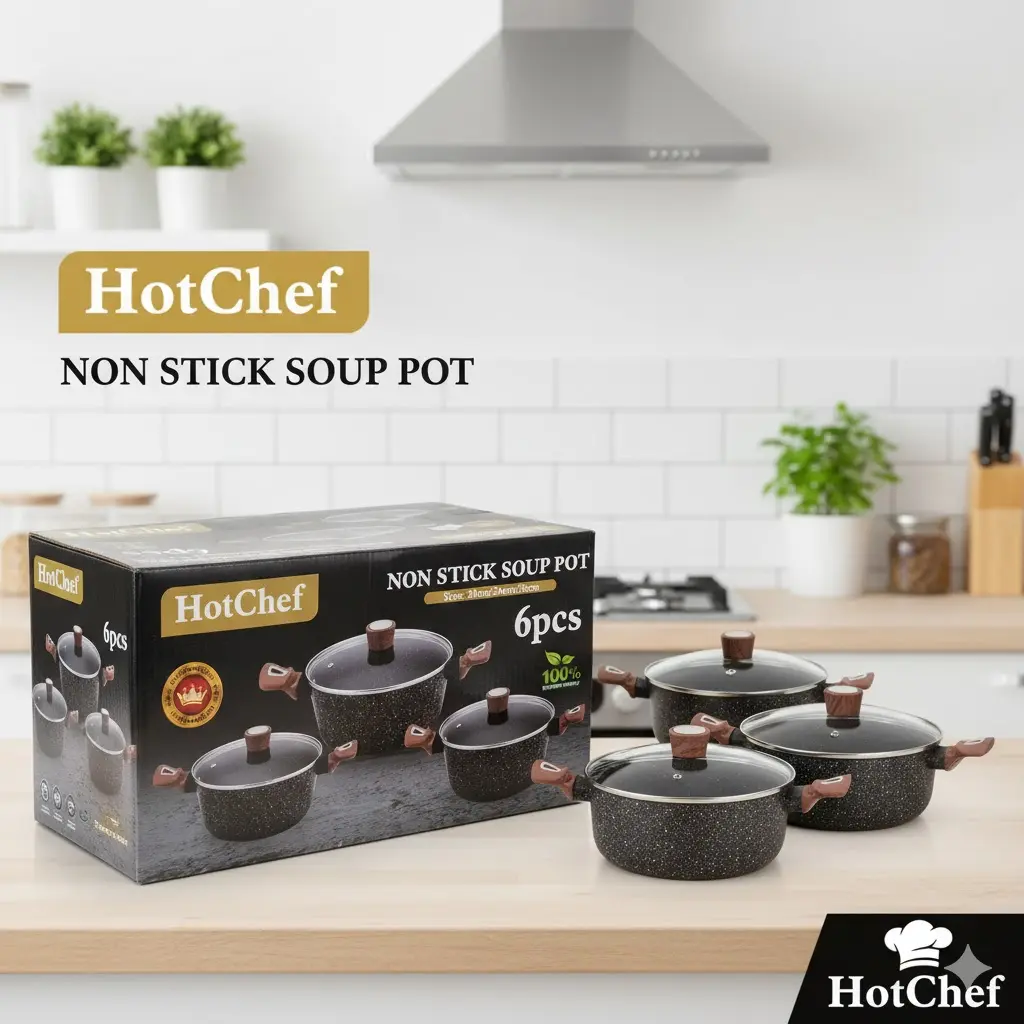 [FVM36417] HOTCHEF 6S CASSEROLE SET NO52B