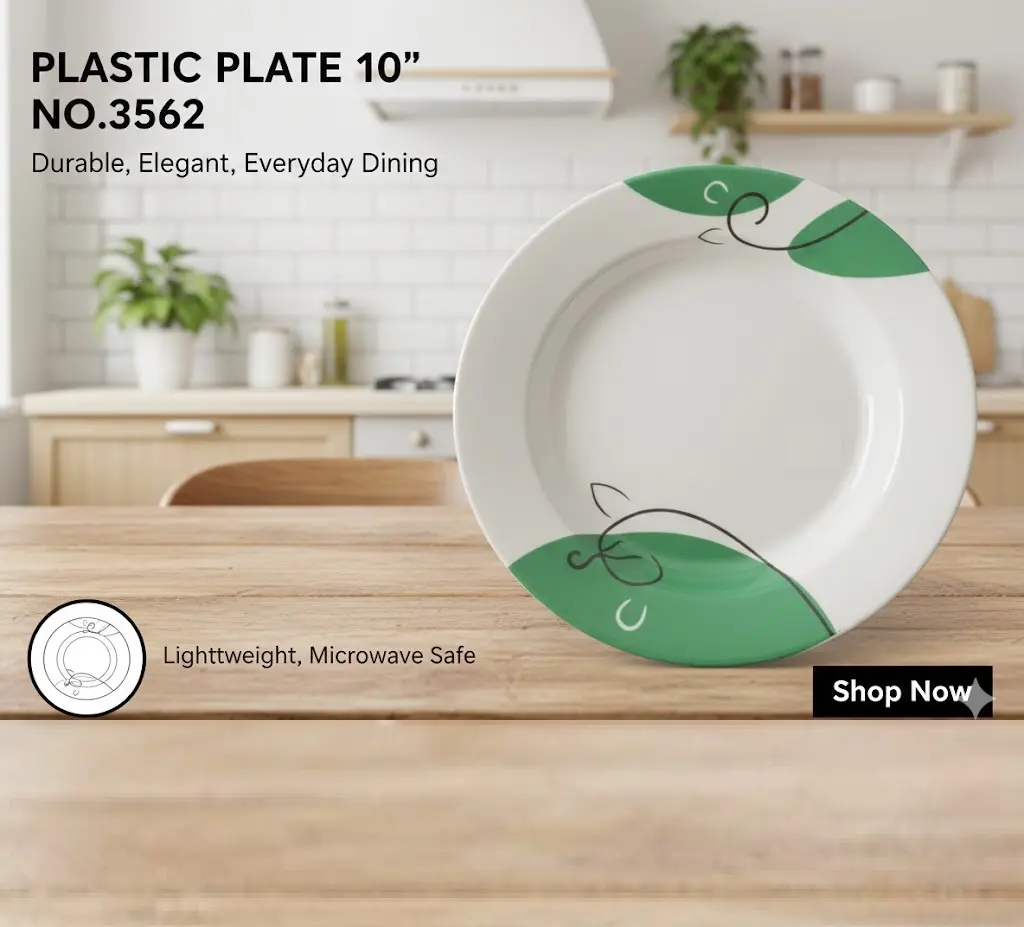 [FVM36473] PLASTIC PLATE 10" NO.3562   