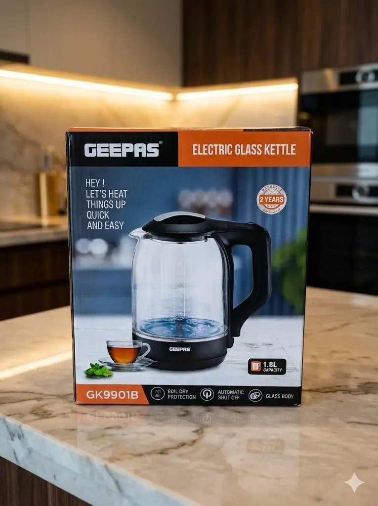 [FVM36528] GEEPAS KETTLE 1.8L NO.9901