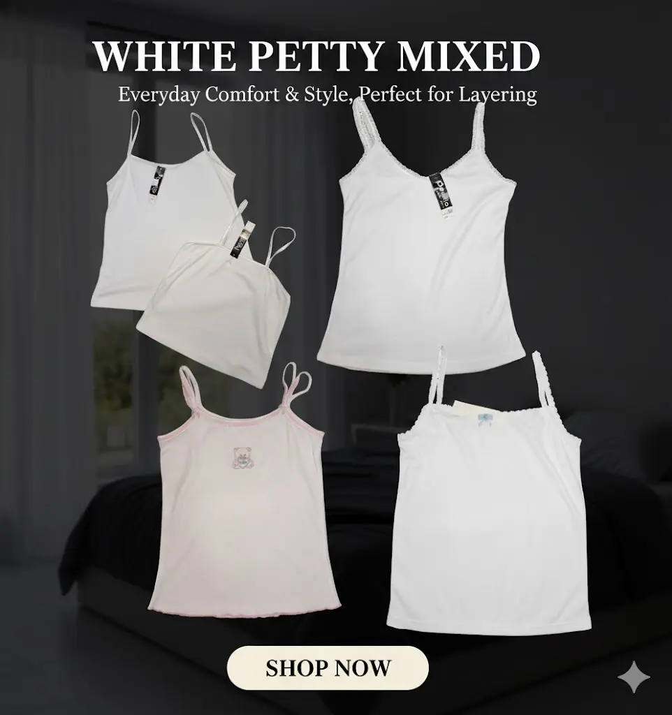 [FVM12516] WHITE PETTY MIXED   