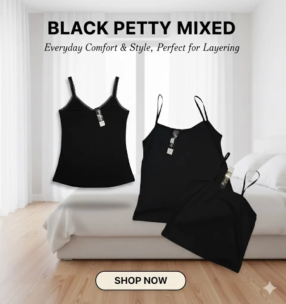 [FVM27025] BLACK PETTY MIXED   