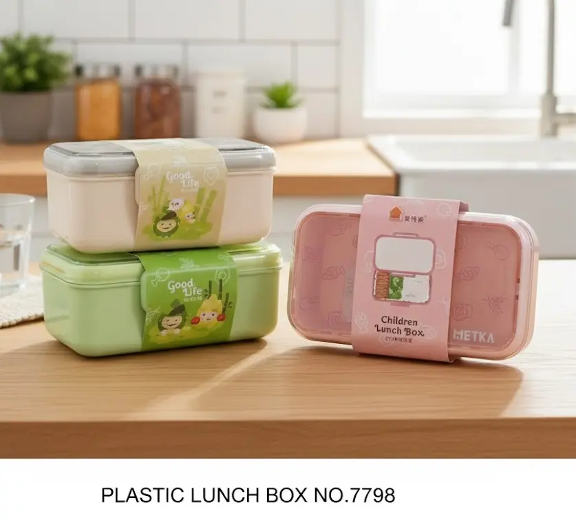 [FVM30519] PLASTIC LUNCH BOX NO.7798   