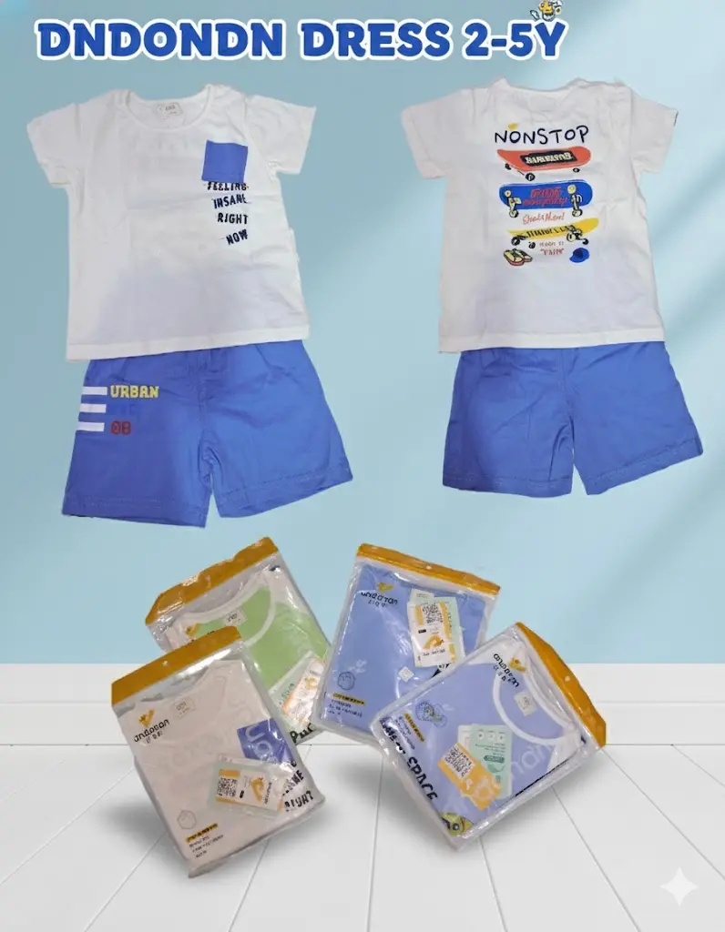 [FVM35333] DNDONDN DRESS 2-5Y   