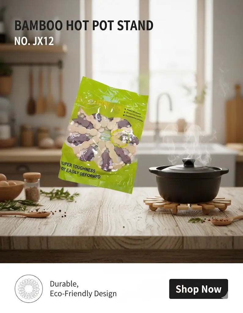 [FVM36643] [FVM36643] BAMBOO HOT POT STAND NO.JX12