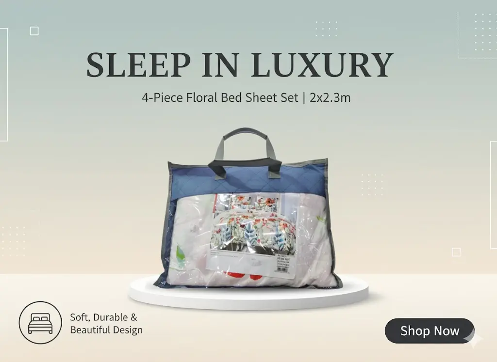 [FVM36654] [FVM36654] BED SHEET 4PCS 2X2.3M NO.4921