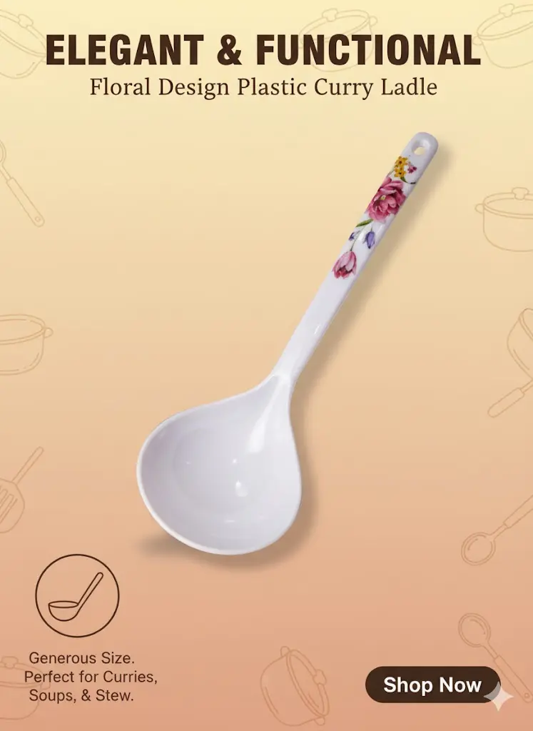 [FVM36675] PLASTIC CURRY SPOON BIG NO34409