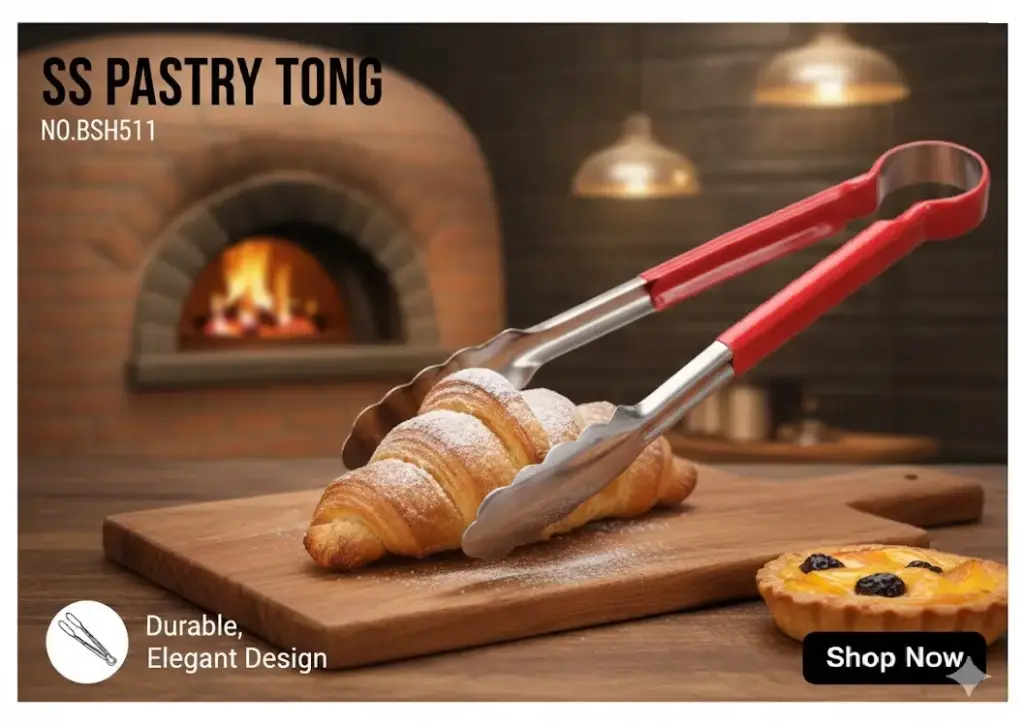 [FVM36721] SS PASTRY TONG NO.BSH511