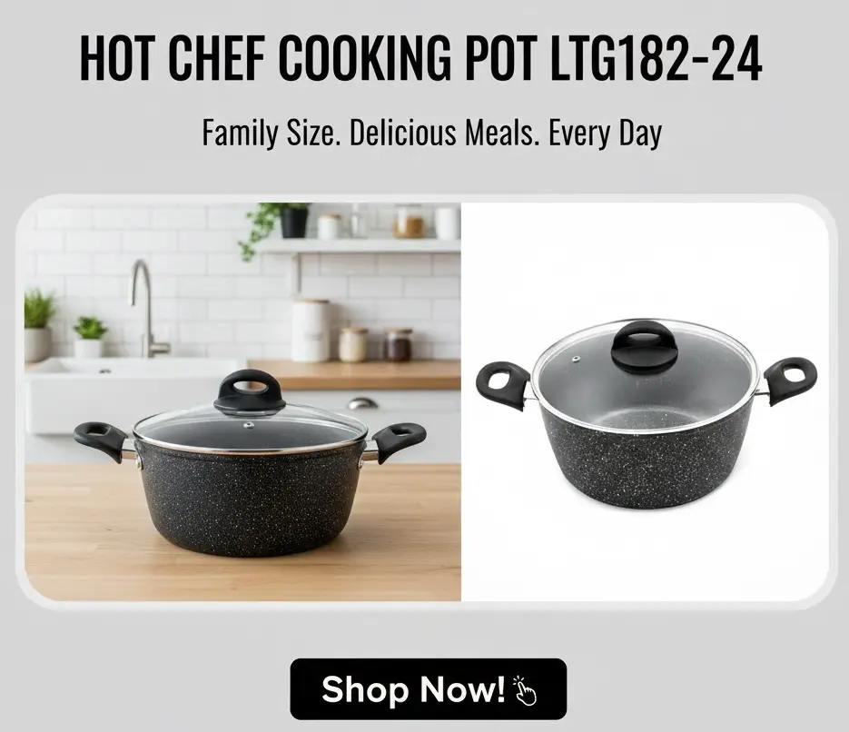 [FVM36729] HOT CHEF COOKING POT LTG182-24