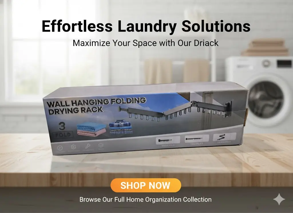 [FVM36781] WALL HANGING DRYING RACK34192-2