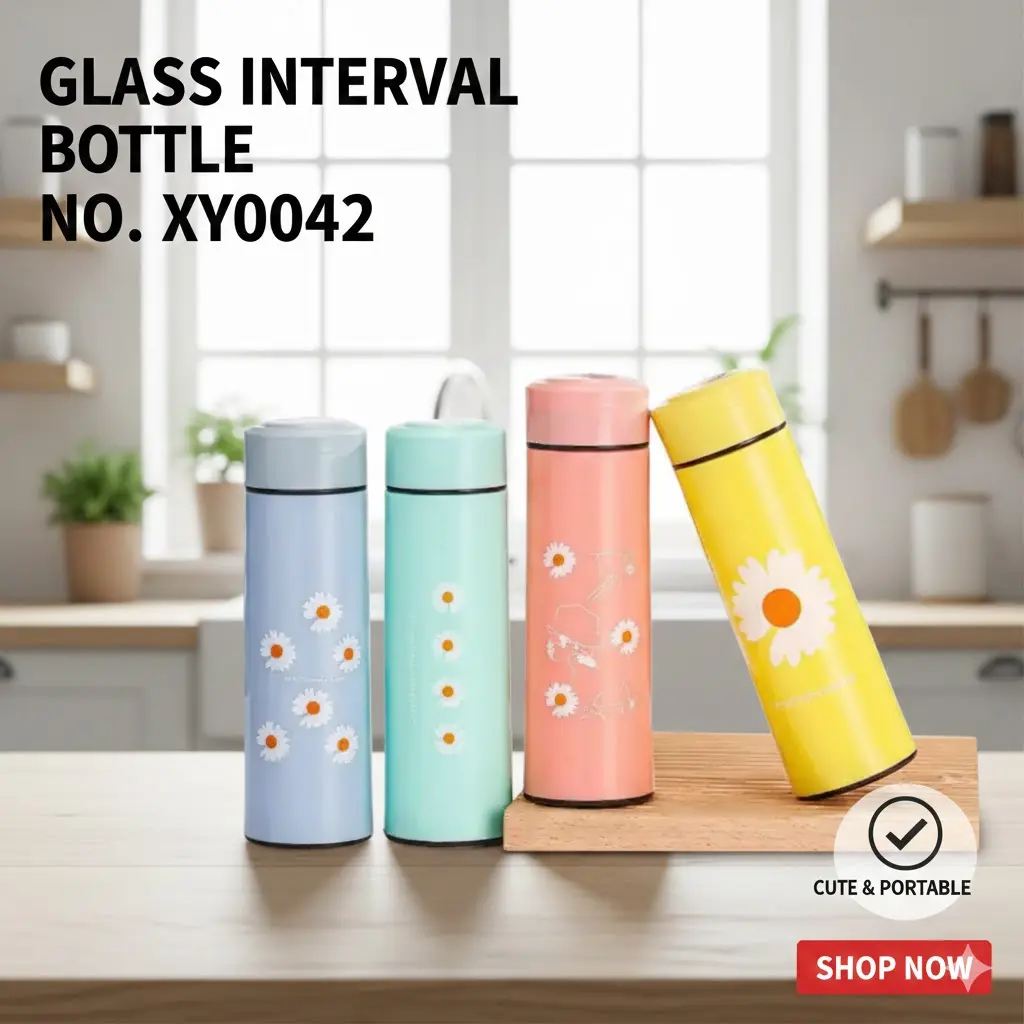 [FVM36805] GLASS INTERVAL BOTTLE NO.XY0042