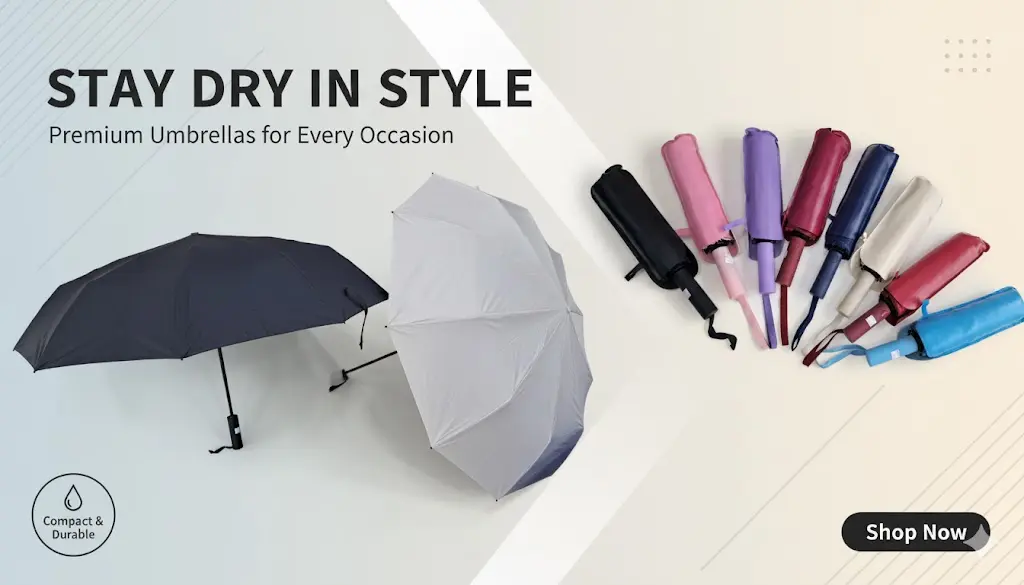 [FVM36817] FOLDING UMBRELLA NO.10523-7