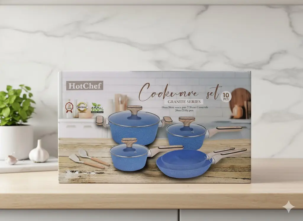 [FVM36821] HOTCHEF10S CASSEROLE SET LTG194